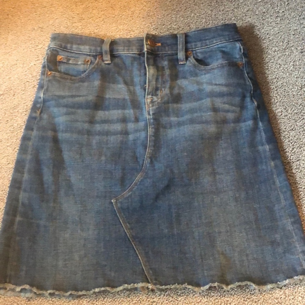 J Crew denim mini